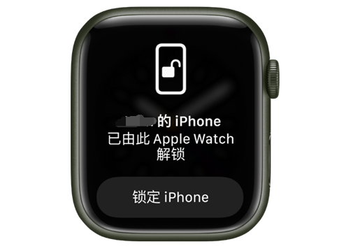 冷水滩苹果手机维修分享用 AppleWatch 解锁配备面容 ID 的 iPhone方法 