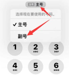 冷水滩苹果14维修店分享iPhone 14 Pro Max使用副卡打电话的方法 