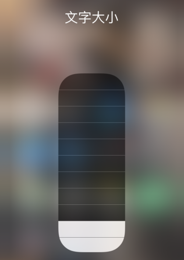 冷水滩苹果手机维修分享小技巧：在 iPhone 控制中心快速调节字体大小 